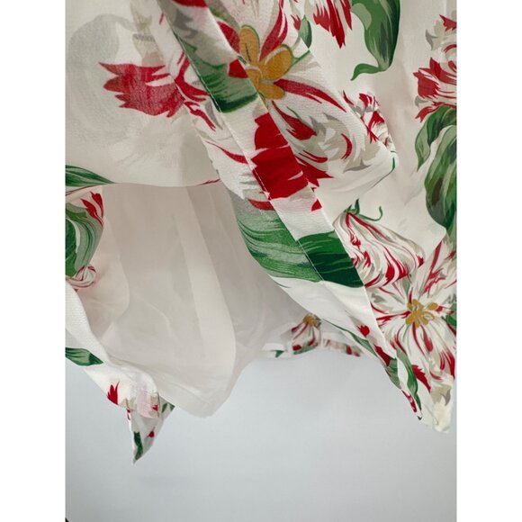 Linea By Louis DellOlio Floral Long Sleeve Blouse tunic size 2X plus Womens Top - Picture 4 of 4